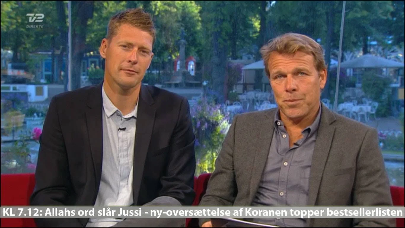 Indslag på TV 2 Go’ morgen Danmark om Den klare Koran